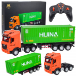 HUINA 1:18 RC konteinerinis sunkvežimis