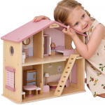 &bdquo;VIGA PolarB&ldquo; didelis medinis lėlių namelis