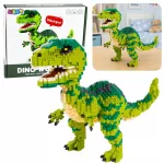 Velociraptoriaus dinozauro konstruktorius &ndash; 1457 detalių 3D modelis