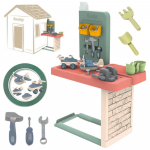 SMOBY papildomas darbo staliukas&ndash;dirbtuvės su aksesuarais