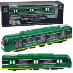 Žalias miesto ekspreso metro traukinys