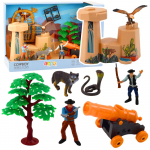 Kaubojų Wild West figūrėlių rinkinys