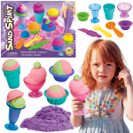 Woopie 600 g desertų kinetinio smėlio rinkinys