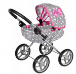 Vežimėlis lėlėms - Pilka