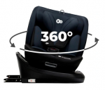 Kinderkraft I-GROW Happy automobilinė kėdutė su ISOFIX  0-36kg - Mėlyna