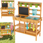 Medinė lauko virtuvėlė