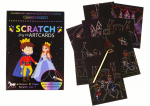 &bdquo;Scratch&ldquo; braižymo knygelė vaikams &ndash; Karalystės pasaulis