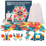 Medinė dėlionė mozaika MONTESSORI