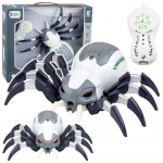 Didelis nuotoliniu būdu valdomas voras robotas su dūmais, &scaron;viesomis ir garsais