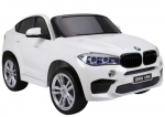 BMW X6M baltas &ndash; elektrinis automobilis vaikams