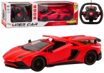 Raudonas 1:12 nuotolinio valdymo sportinis automobilis