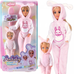 WOOPIE ROYAL Dolls Jumpsuits Pink Bunnies rinkinys
