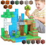 Minecraft magnetinės kaladėlės 200vnt