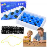 Magnetinių akmenukų įgūdžių žaidimas su lenta