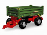 &bdquo;Rolly Toys&ldquo; rollyTrailer Rolly Multi dviejų a&scaron;ių priekaba (žalia)