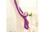 Pliu&scaron;inė violetinė beždžionė su garsu, 80 cm
