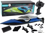 R/C motorlaivis 2.4G su LED &ndash; mėlynas, 20&ndash;30 km/val.