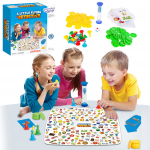 WOOPIE &bdquo;2in1 mažasis detektyvas ir Ludo&ldquo; &ndash; dvipusis stalo žaidimas vaikams, 4+