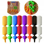 MASTERKIDZ spalvingi dideli kai&scaron;čiai STEM lentai, 128 vnt. &ndash; 8 spalvos