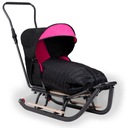 Metalinės daugiafunkcinės rogės su lop&scaron;iu - Rožinė