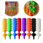 MASTERKIDZ spalvingi dideli kai&scaron;čiai STEM lentai, 64 vnt. &ndash; 8 spalvos