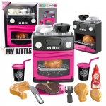 vaiki&scaron;ka dujinė viryklė su orkaite, &scaron;viesomis ir garsais