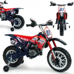 INJUSA &bdquo;Repsol Moto Cross&ldquo; &ndash; 6V elektrinis motociklas vaikams, 3&ndash;6 m.