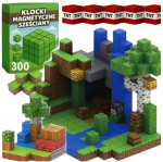Minecraft magnetiniai konstruktoriai 300vnt