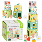 CLASSIC WORLD mi&scaron;ko tematikos kubelių rinkinys su formų rū&scaron;iavimu