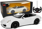 Porsche 911 Carrera S RASTAR 1:12 &ndash; baltas nuotolinio valdymo automobilis