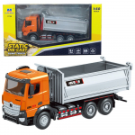 HUINA 1:50 metalinis oranžinis savivartis