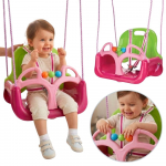 Woopie 3in1 rožinė supynė