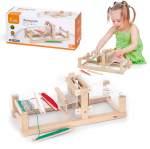 VIGA audimo staklės &ndash; medinis audimo dirbtuvėlių rinkinys