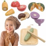 VIGA medinių pjaustymo lentelių rinkinys &ndash; daržovės