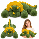 Didelis žalias pliu&scaron;inis dinozauras, 60 cm
