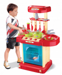 Virtuvėlė vaikams raudona spalva