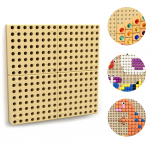 MASTERKIDZ STEM TEM kūrybinė mokslo sieninė lenta su montavimo panele 40 x 40 cm