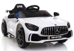 Elektrinis vaiki&scaron;kas automobilis Mercedes GTR &ndash; baltas