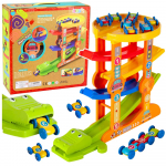 Automobilių trasa su krokodilo paleidėju &ndash; 5 lygių nusileidimo trasa