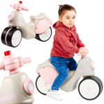 FALK paspirtukas &bdquo;Strada Retro Ride-on&ldquo; mergaitėms, tylios padangos