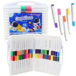 Akrilinių markerių rinkinys su dėklu, 48 vnt.