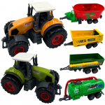 WOOPIE Mini Farmer&rsquo;s Set Traktoriai su Priekabomis