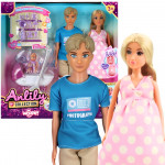 WOOPIE ROYAL Lėlių rinkinys &Scaron;eimos lelija Nė&scaron;čia Tėtis Kūdikių vežimėlio priedai