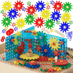 MASTERKIDZ mi&scaron;rių krumpliaračių priedų rinkinys STEM sienų plok&scaron;tėms, 198 vnt.