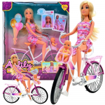 WOOPIE ROYAL Lėlė Lelija Dviratininkė