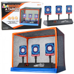 Elektroninis taikinys su skaitmeniniu ta&scaron;kų skaičiuokliu ir automatiniais taikiniais