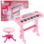 Elektroninis pianinas vaikams 37 klavi&scaron;ai rožinis