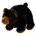 Pliu&scaron;inis me&scaron;kiukas &ndash; 28 cm, juodas