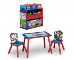 PAW Patrol rinkinys: žaislų lentyna, stalas, kėdės