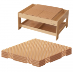 MASTERKIDZ 4 statybinių plok&scaron;telių rinkinys STEM sieninei lentai